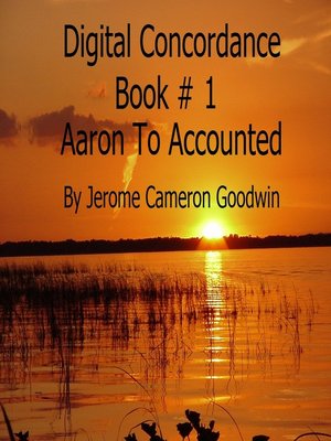 cover image of Aaron to Accounted--Digital Concordance--Book 1